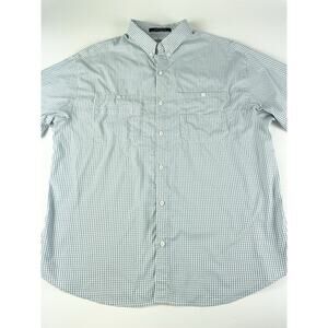 Columbia PFG Super Tamiami Men’s 2XL Omni Shade Green Check XXL Fishing Shirt